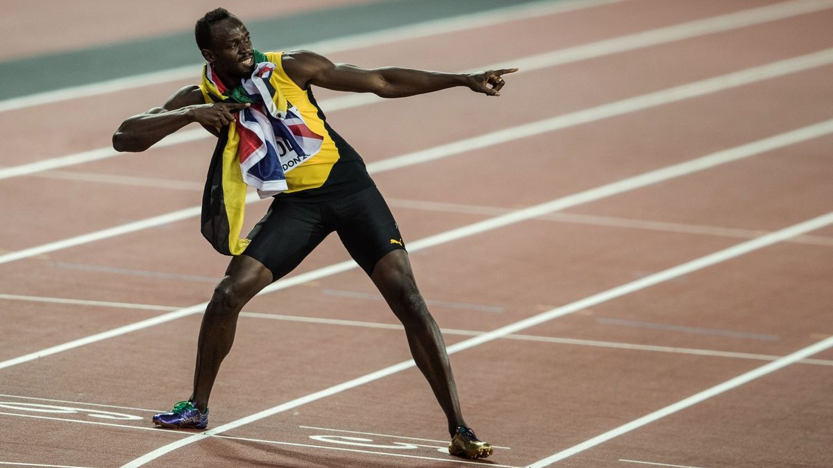 Usain Bolt chce ochrannou známku na svoji ikonickou pózu